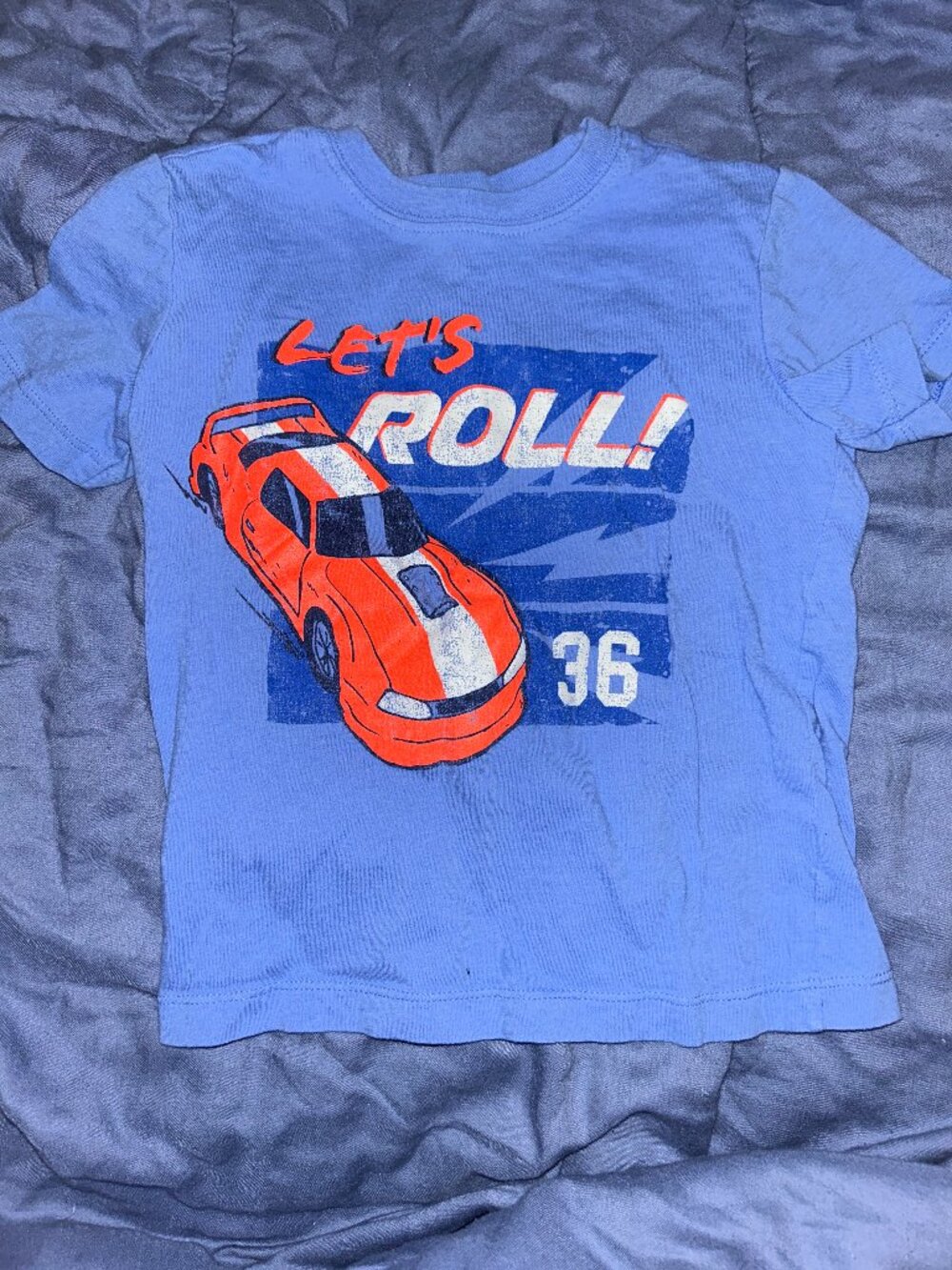 Carter's Toddler "Let's Roll!" Race Car Graphic Tee